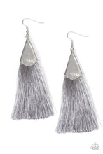 Load image into Gallery viewer, Paparazzi Jewelry Earrings In Full PLUME - Silver