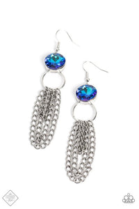 Paparazzi Jewelry Earrings Arthurian A-Lister - Blue