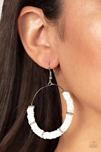 Load image into Gallery viewer, Paparazzi Jewelry Earrings Loudly Layered - White