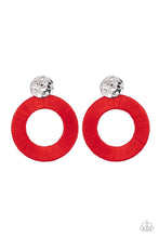 Load image into Gallery viewer, Paparazzi Jewelry Earrings Strategically Sassy - Red