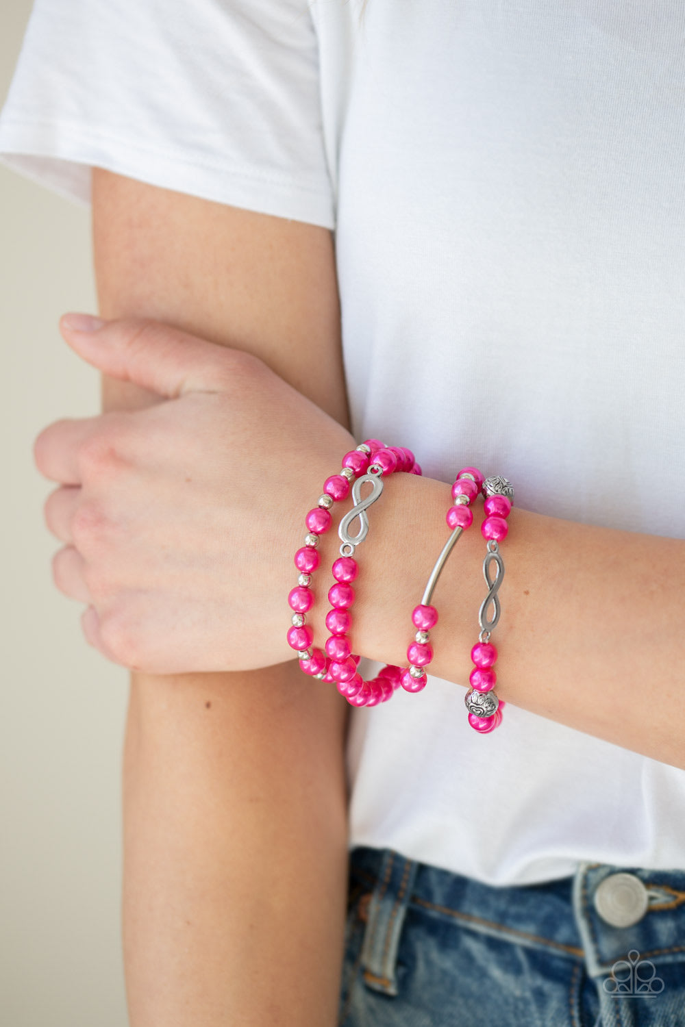 Paparazzi Jewelry Bracelet Limitless Luxury - Pink