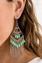 Load image into Gallery viewer, Paparazzi Jewelry Earrings Trending Transcendence - Green