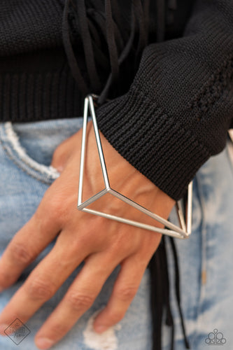 Paparazzi Jewelry Fashion Fix In Another Dimension - Silver 1220