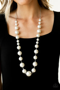Paparazzi Jewelry Necklace Pearl Prodigy - White