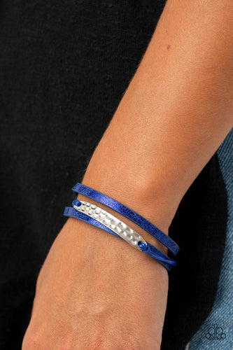 Paparazzi Jewelry Bracelet High-Strung Style - Blue