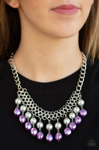 Paparazzi Jewelry Necklace 5th Avenue Fleek - Purple
