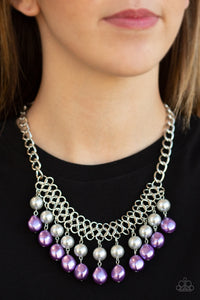Paparazzi Jewelry Necklace 5th Avenue Fleek - Purple