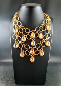 Paparazzi Jewelry Necklace Show Stopping Shimmer Gold