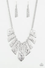 Load image into Gallery viewer, Paparazzi Jewelry Necklace Texture Tigress - Silver