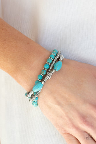 Paparazzi Jewelry Bracelet Sahara Sanctuary - Blue