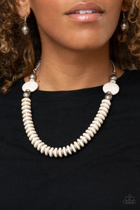 Paparazzi Jewelry Necklace Desert Revival - White