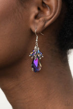 Load image into Gallery viewer, Paparazzi Jewelry Earrings Well Versed in Sparkle - Purple