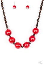 Load image into Gallery viewer, Paparazzi Jewelry Wooden Oh My Miami - Red