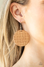 Load image into Gallery viewer, Paparazzi Jewelry Earrings Natural Novelty - Brown