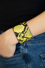 Load image into Gallery viewer, Paparazzi Jewelry Bracelet The Rest Is HISS-tory - Yellow