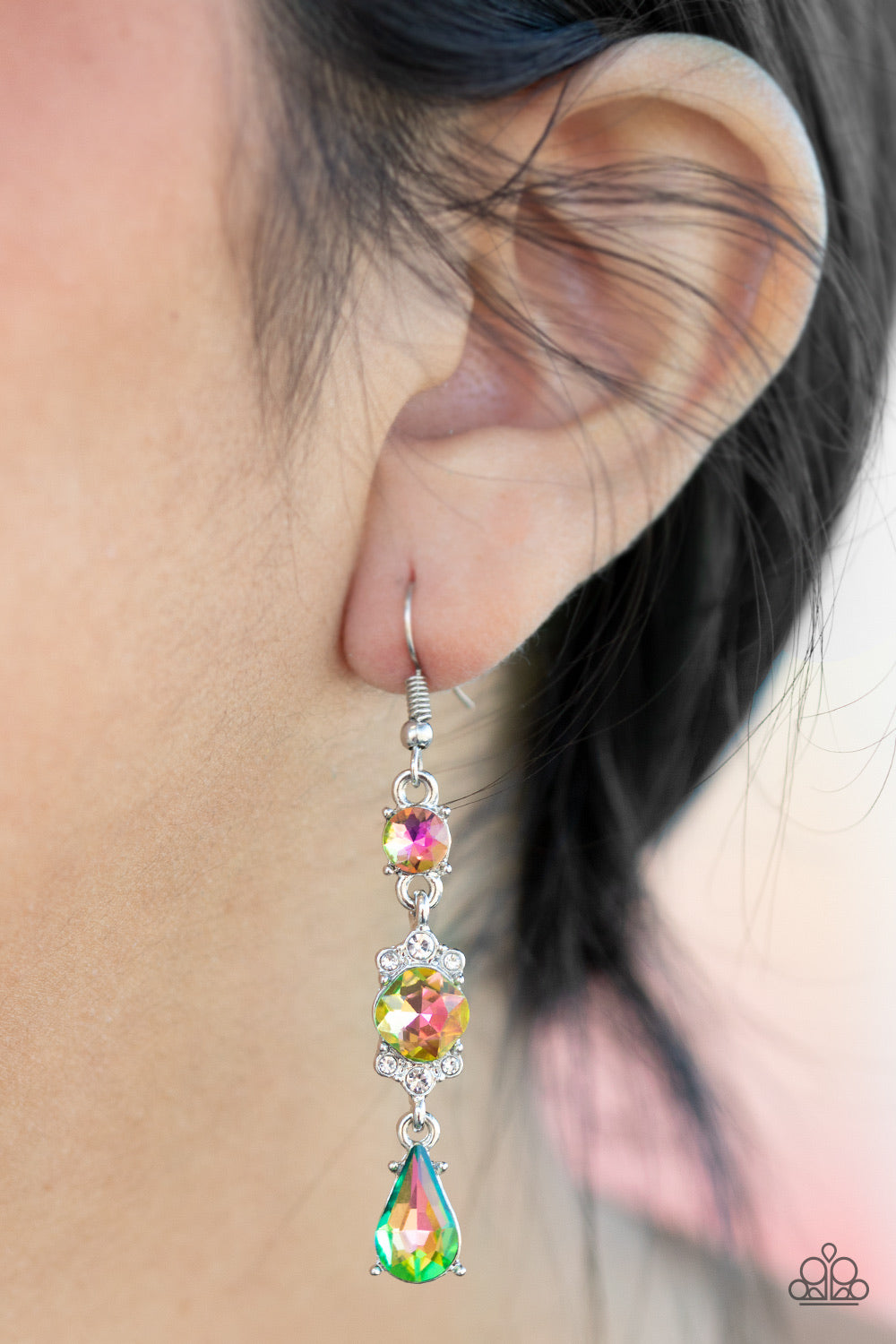 Paparazzi Jewelry Earrings Outstanding Opulence - Multi