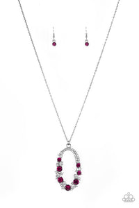 Paparazzi Jewelry Necklace Spotlight Social - Pink