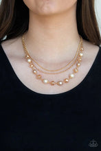 Load image into Gallery viewer, Paparazzi Jewelry Necklace Tour de Demure Gold
