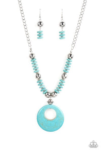 Paparazzi Jewelry Necklace Oasis Goddess - Blue