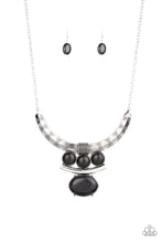 Load image into Gallery viewer, Paparazzi Jewelry Necklace Commander In CHIEFETTE - Black