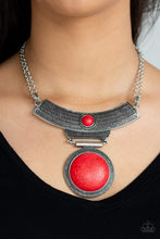 Load image into Gallery viewer, Paparazzi Jewelry Necklace Lasting EMPRESS-ions - Red