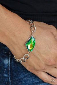 Paparazzi Jewelry Bracelet Galactic Grunge - Green