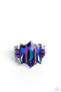 Paparazzi Jewelry Ring Iridescently Interstellar - Purple