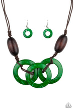 Load image into Gallery viewer, Paparazzi Jewelry Wooden Bahama Drama - Green