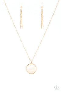 Paparazzi Jewelry Necklace Shimmering Seashores - Gold