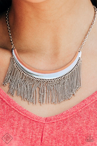 Paparazzi Jewelry Necklace Zoo Zone Silver