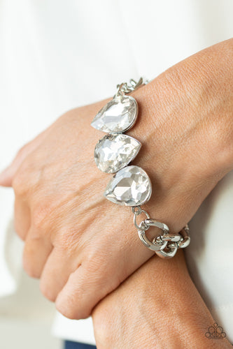 Paparazzi Jewelry Bracelet Bring Your Own Bling - White