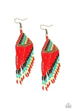 Load image into Gallery viewer, Paparazzi Jewelry Earrings Bodaciously Bohemian - Red