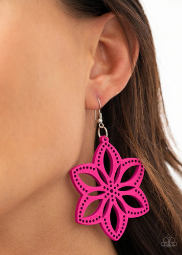 Paparazzi Jewelry Wooden Bahama Blossoms - Pink