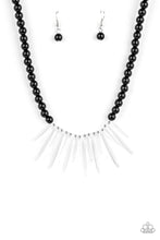 Load image into Gallery viewer, Paparazzi Jewelry Necklace Icy Intimidation - Black