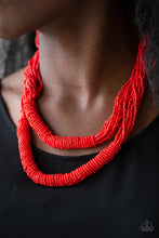 Load image into Gallery viewer, Paparazzi Jewelry Necklace Right As RAINFOREST - Red