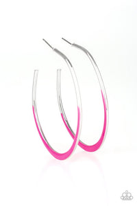 Paparazzi Jewelry Earrings So Seren-DIP-itous - Pink