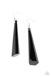Paparazzi Jewelry Earrings Break The Ice - Black