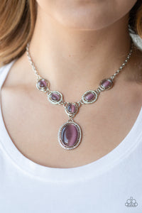 Paparazzi Jewelry Necklace Metro Medallion - Purple