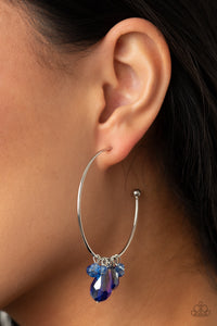 Paparazzi Jewelry Earrings Dazzling Downpour - Blue