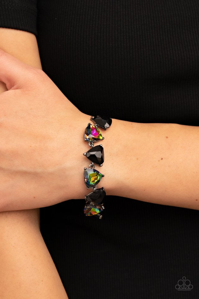 Paparazzi Jewelry Bracelet Pumped up Prisms - Multi