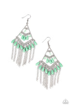 Load image into Gallery viewer, Paparazzi Jewelry Earrings Trending Transcendence - Green