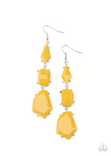 Load image into Gallery viewer, Paparazzi Jewelry Earrings Geo Getaway - Yellow