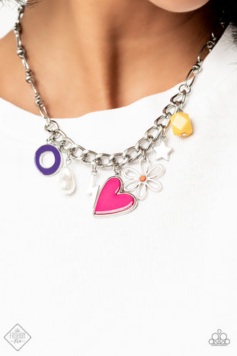 Paparazzi Jewelry Fashion Fix Living in CHARM-ony Necklace/Bracelet - Multi 0922