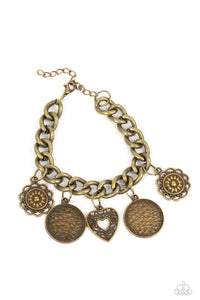 Paparazzi Jewelry Bracelet Complete CHARM-ony - Brass