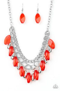 Paparazzi Jewelry Necklace Spring Daydream - Red