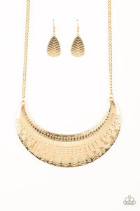 Paparazzi Jewelry Necklace Large As Life - Gold
