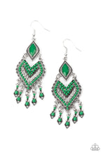 Load image into Gallery viewer, Paparazzi Jewelry Earrings Dearly Debonair - Green