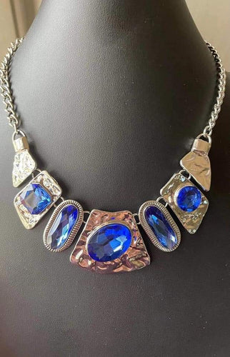 Paparazzi Jewelry Necklace Futuristic Fashionista - Blue