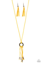 Load image into Gallery viewer, Paparazzi Jewelry Necklace Feel at HOMESPUN - Yellow