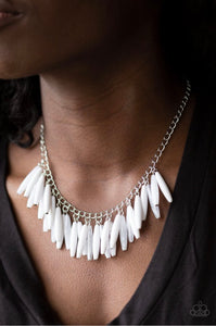 Paparazzi Jewelry Necklace Full Of Flavor - White